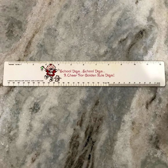 American Greetings | Office | Vintage 98 Strawberry Shortcake 12 Ruler ...